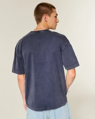 Boxy Heavyweight Cotton Crew T-paita