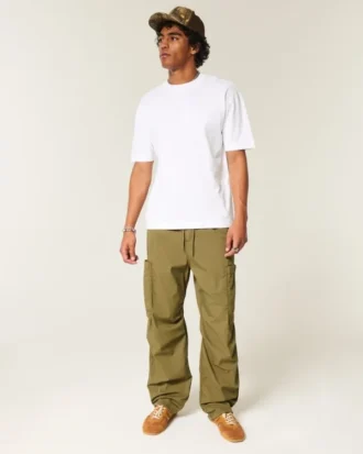 Boxy Heavyweight Cotton Crew T-paita