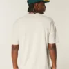 Boxy Heavyweight Cotton Crew T-paita
