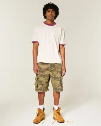 Boxy Heavyweight Cotton Crew T-paita
