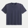Boxy Heavyweight Cotton Crew T-paita