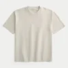 Boxy Heavyweight Cotton Crew T-paita