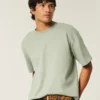 Boxy Heavyweight Crop Crew T-paita