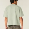 Boxy Heavyweight Crop Crew T-paita