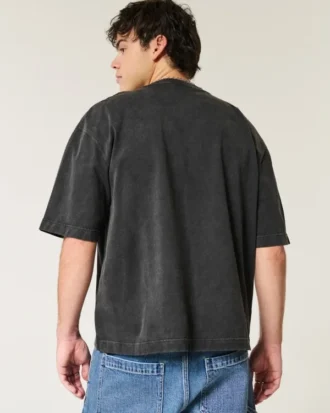Boxy Heavyweight Crop Crew T-paita Boxy Heavyweight Crop Crew T-paita