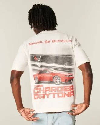 Boxy Heavyweight Dodge Charger Daytona -grafiikkapaita