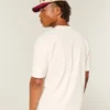 Boxy Heavyweight Micro Logo Crew T-paita