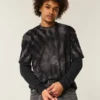 Boxy Heavyweight Tie-Dye Cotton Crew T-paita
