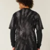 Boxy Heavyweight Tie-Dye Cotton Crew T-paita