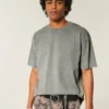 Boxy Heavyweight Washed Cotton Crew T-paita Boxy Heavyweight Washed Cotton Crew T-paita