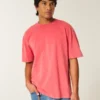 Boxy Heavyweight Washed Cotton Crew T-paita Boxy Heavyweight Washed Cotton Crew T-paita