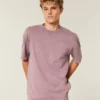 Boxy Heavyweight Washed Cotton Crew T-paita Boxy Heavyweight Washed Cotton Crew T-paita