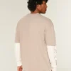 Boxy Heavyweight Washed Cotton Crew T-paita Boxy Heavyweight Washed Cotton Crew T-paita