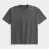 Boxy Heavyweight Washed Cotton Crew T-paita Boxy Heavyweight Washed Cotton Crew T-paita