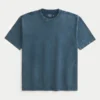 Boxy Heavyweight Washed Cotton Crew T-paita Boxy Heavyweight Washed Cotton Crew T-paita