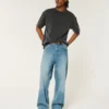 Boxy Heavyweight Washed Crew T-paita Boxy Heavyweight Washed Crew T-paita