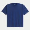 Boxy Heavyweight Washed Crew T-paita Boxy Heavyweight Washed Crew T-paita