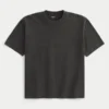 Boxy Heavyweight Washed Crew T-paita Boxy Heavyweight Washed Crew T-paita