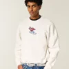 Boxy Icee Graphic Crew -huppari