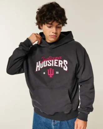 Boxy Indiana University Hoosiers -grafiikkahuppari