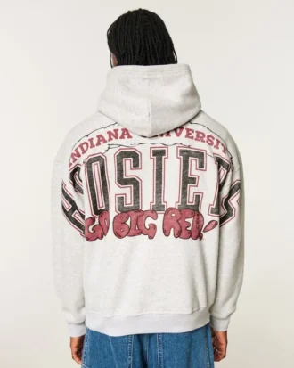 Boxy Indiana University Hoosiers -grafiikkahuppari