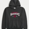 Boxy Indiana University Hoosiers -grafiikkahuppari Boxy Indiana University Hoosiers -grafiikkahuppari