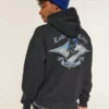 Boxy Lake Tahoe Snowboard Graphic Hoodie Boxy Lake Tahoe Snowboard Graphic Hoodie
