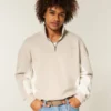 Boxy Logo Quarter-Zip -huppari Boxy Logo Quarter-Zip -huppari
