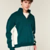 Boxy Logo Quarter-Zip -huppari Boxy Logo Quarter-Zip -huppari