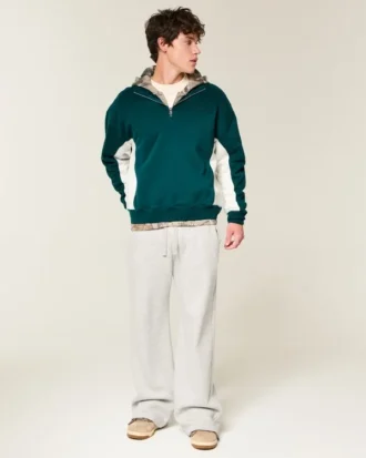 Boxy Logo Quarter-Zip -huppari