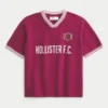 Boxy-mallinen lyhythihainen neulepolo Boxy-mallinen lyhythihainen neulepolo