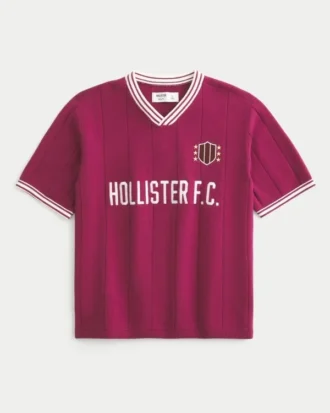 Boxy-mallinen lyhythihainen neulepolo Boxy-mallinen lyhythihainen neulepolo