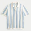 Boxy-mallinen lyhythihainen neulepolo Boxy-mallinen lyhythihainen neulepolo