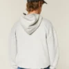 Boxy-mallinen vetoketjullinen huppari Boxy-mallinen vetoketjullinen huppari