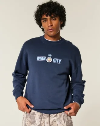 Boxy Manchester City FC -graafinen collegepaita