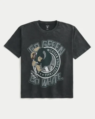 Boxy Michigan State University Spartans -grafiikkapaita