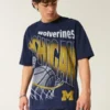 Boxy Michigan Wolverines -grafiikkapaita