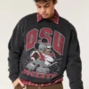 Boxy Mickey Mouse Ohio State Buckeyes -grafiikkapaita Boxy Mickey Mouse Ohio State Buckeyes -grafiikkapaita