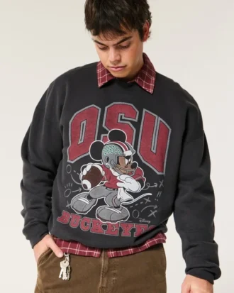 Boxy Mickey Mouse Ohio State Buckeyes -grafiikkapaita