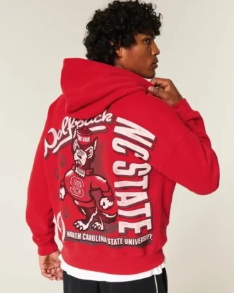 Boxy North Carolina State University Wolfpack -grafiikkahuppari