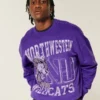 Boxy Northwestern University Wildcats -grafiikkapaita Boxy Northwestern University Wildcats -grafiikkapaita
