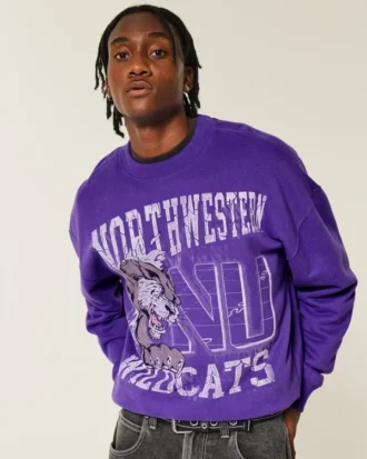 Boxy Northwestern University Wildcats -grafiikkapaita