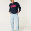 Boxy Ole Miss -graafinen collegepaita Boxy Ole Miss -graafinen collegepaita