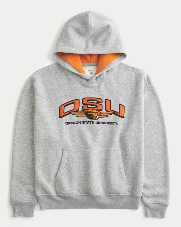 Boxy Oregon State University Beavers -grafiikkahuppari Boxy Oregon State University Beavers -grafiikkahuppari