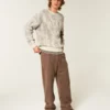 Boxy Pattern Crew -villapaita Boxy Pattern Crew -villapaita