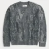 Boxy Pattern Crew -villapaita Boxy Pattern Crew -villapaita