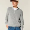 Boxy Quarter-Zip -villapaita Boxy Quarter-Zip -villapaita