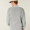 Boxy Quarter-Zip -villapaita Boxy Quarter-Zip -villapaita