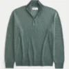 Boxy Quarter-Zip -villapaita Boxy Quarter-Zip -villapaita
