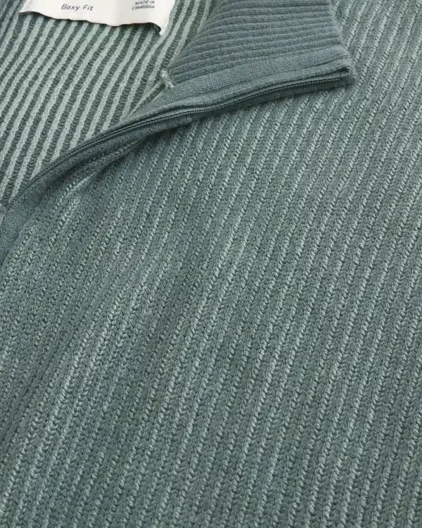 Boxy Quarter-Zip -villapaita Boxy Quarter-Zip -villapaita